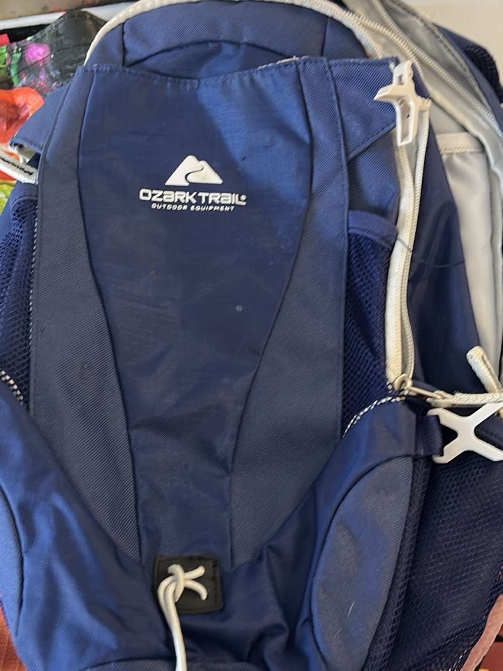 Ozark Trail Men's Navy and Light Gray Backpack